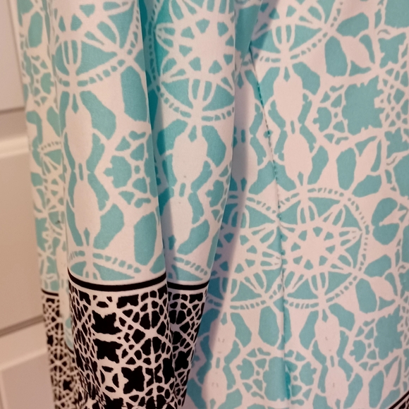 KIM ROGERS WOMAN SZ 2X TEAL/WHITE/BLACK - Picture 9 of 9